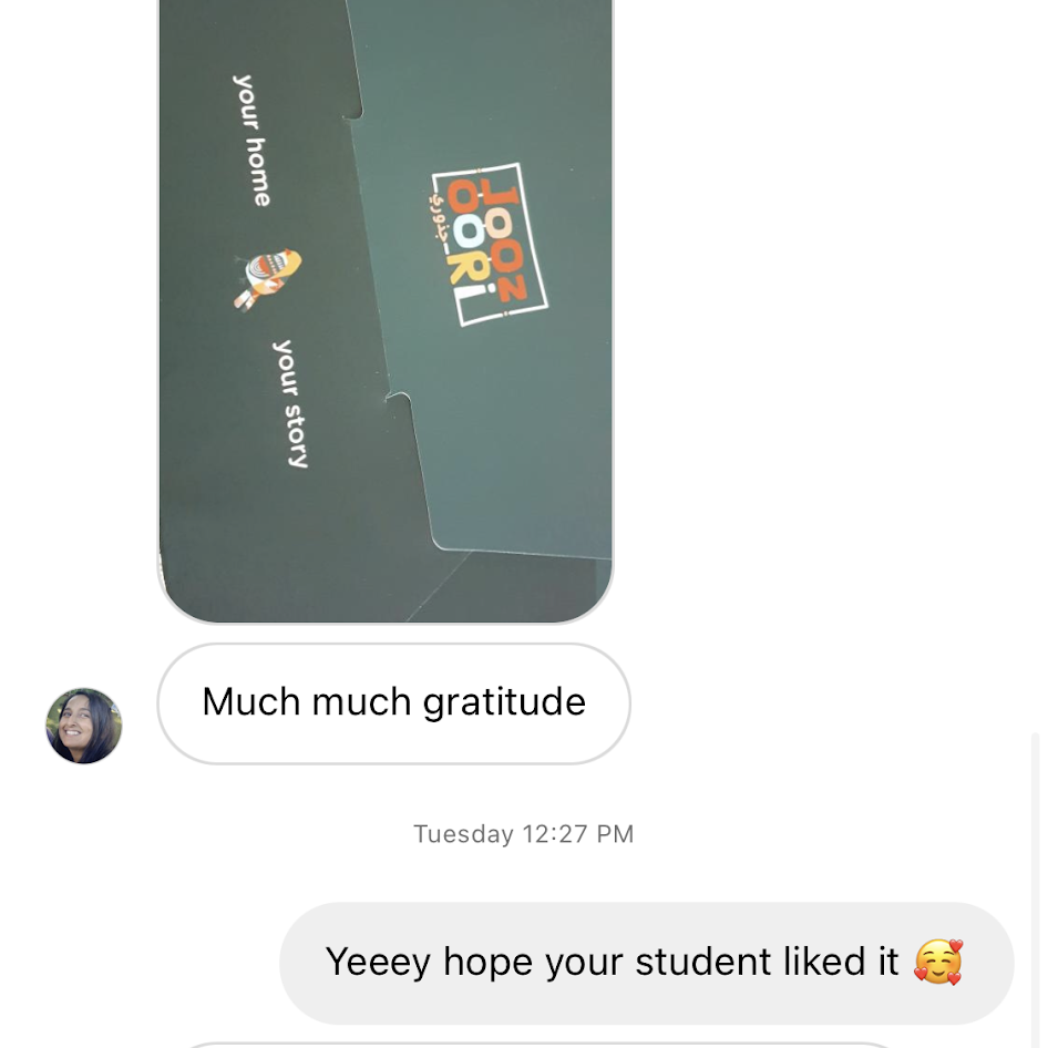 Happy Client Tunisia - Joozoori